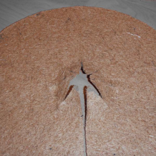 Disques de paillage en jute, 10 pièces, 28 cm - Filets-vignes