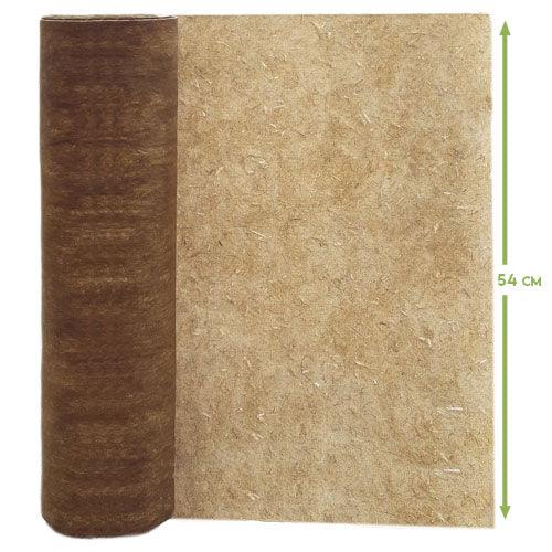 Couvre-sol en chanvre 54 cm | 12 mois – pour la protection des sols dans les vignes - Filets-vignes